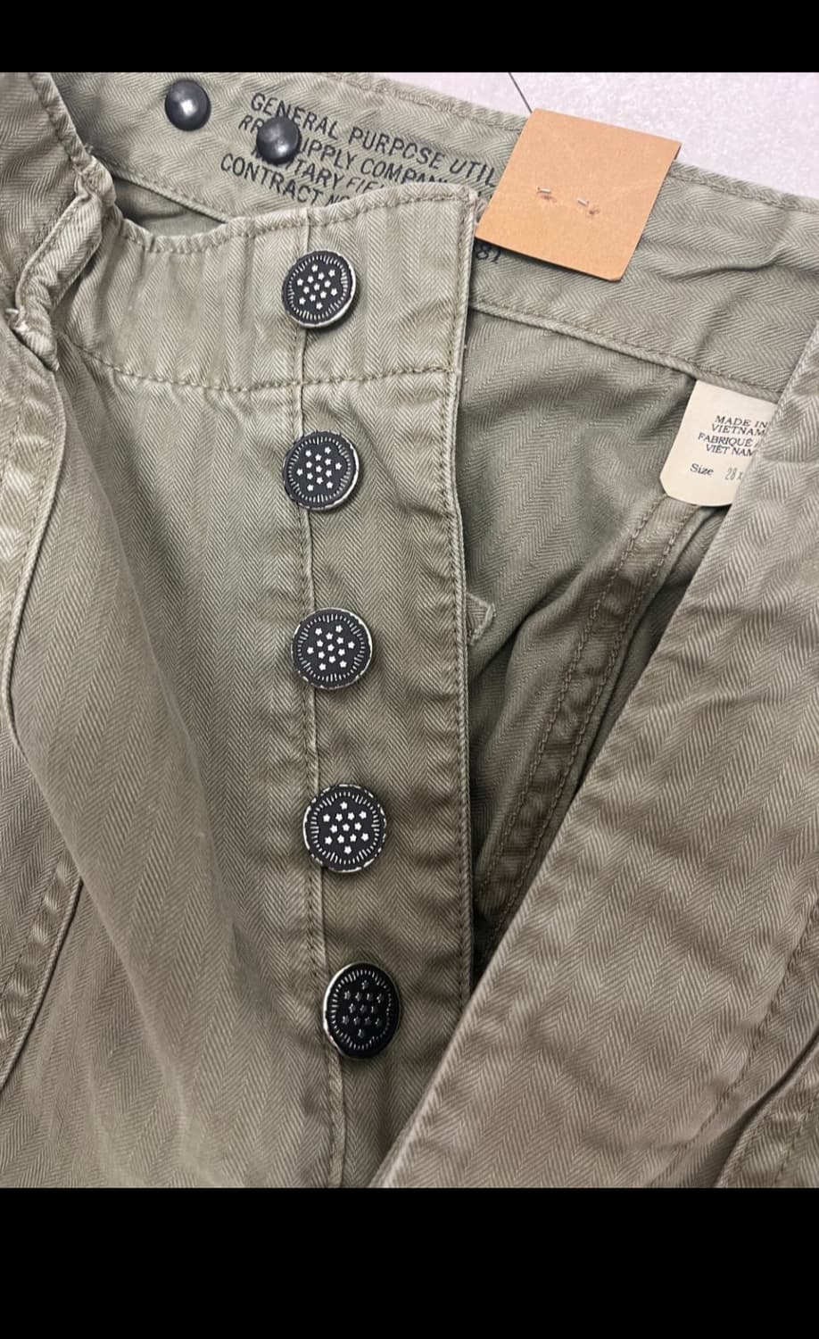 더블알엘 RRL 헤링본 퍼티그 민트급(28-30) 상품이미지1