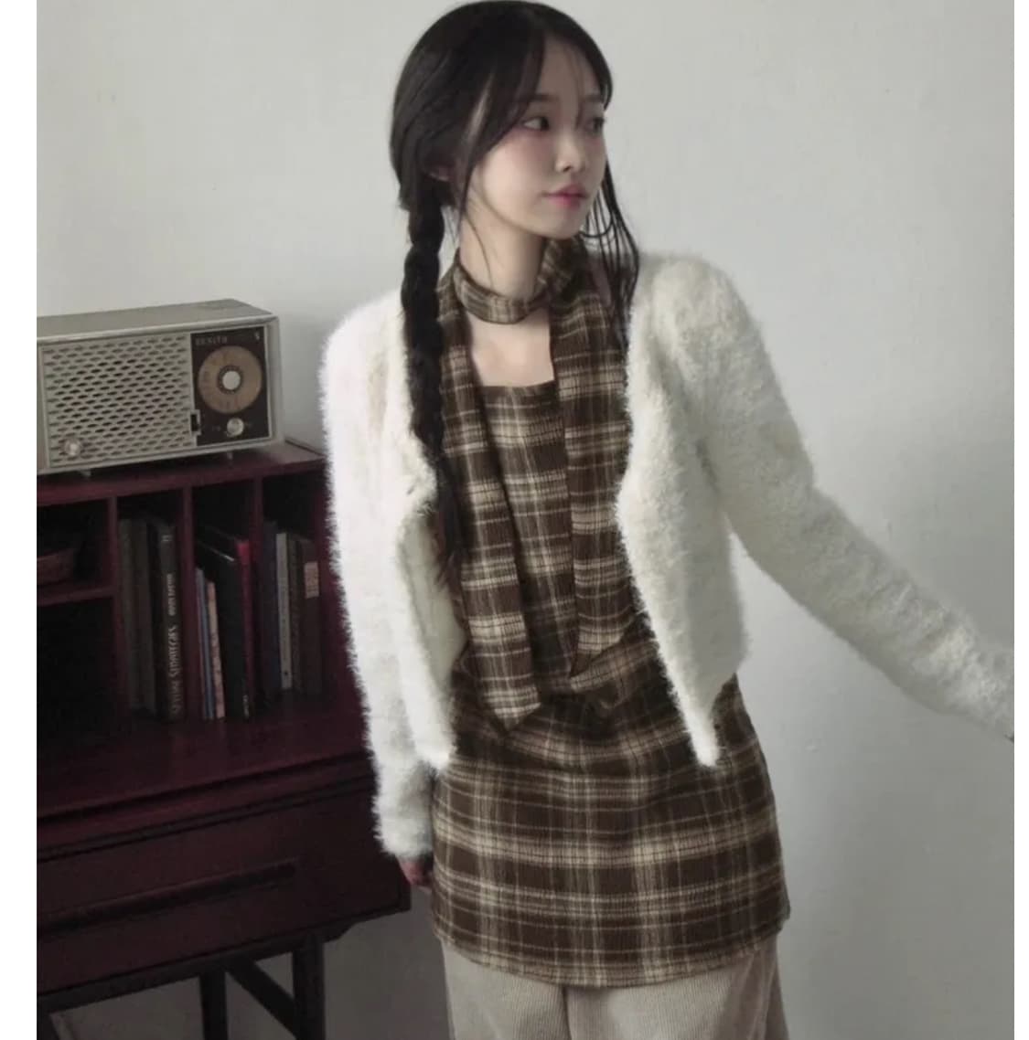 언버티 퍼 가디건 상품이미지4