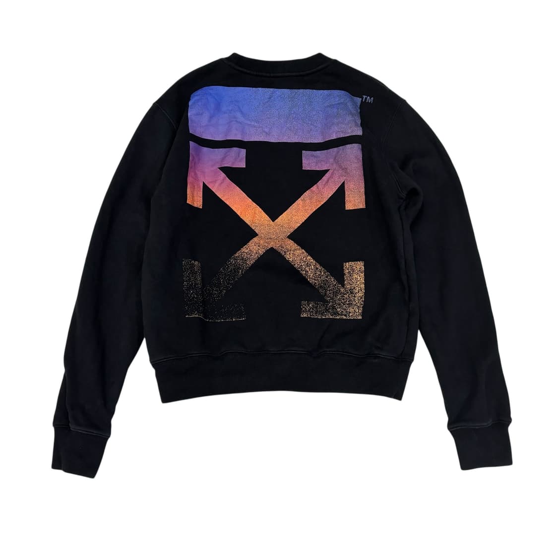 오프화이트 21FW 디그레이트 애로우 크루넥 맨투맨 상품이미지1