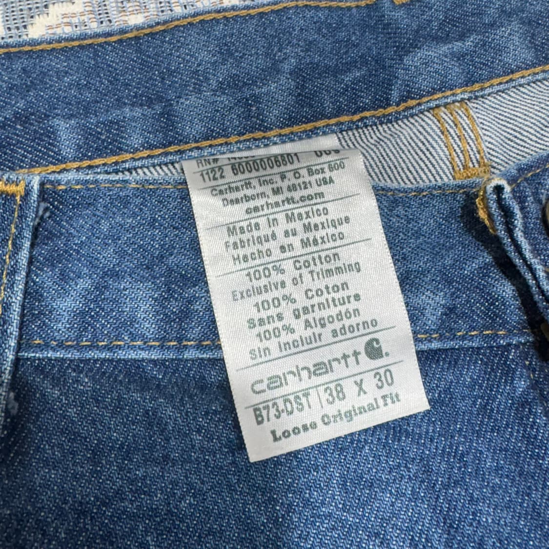 **Carhartt B73-DST Loose Original Fit 더블 상품이미지7