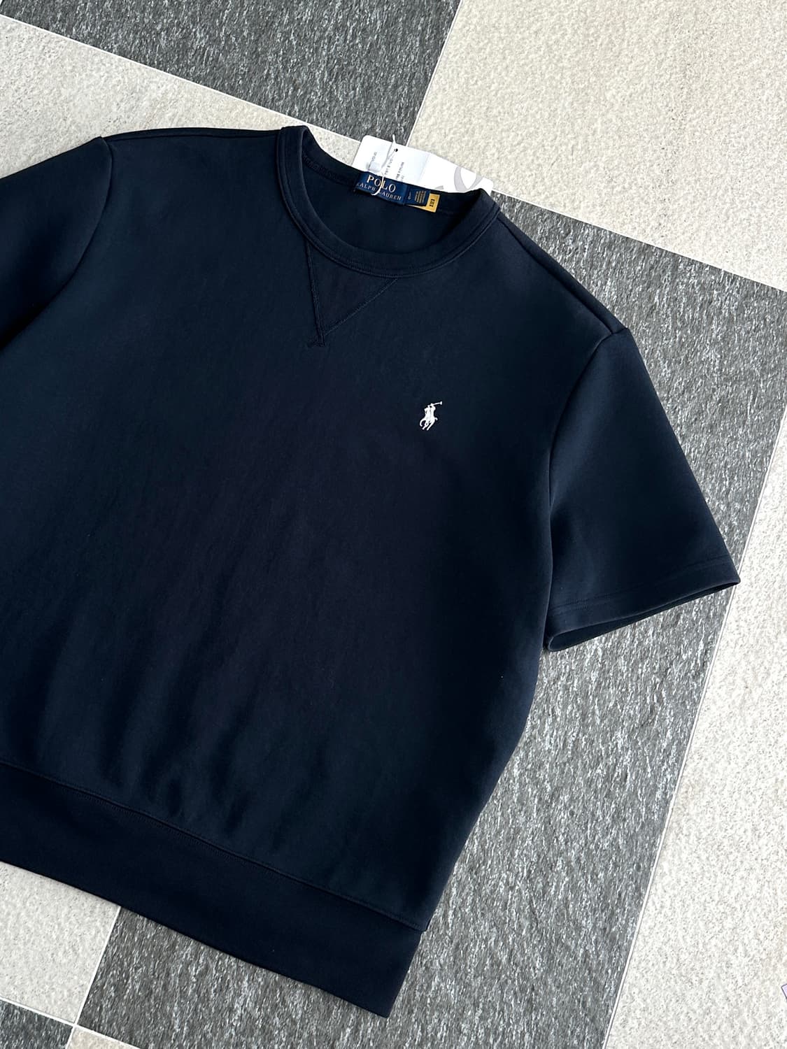 폴로 랄프로렌 네이비 숏 슬리브 맨투맨  상품이미지5