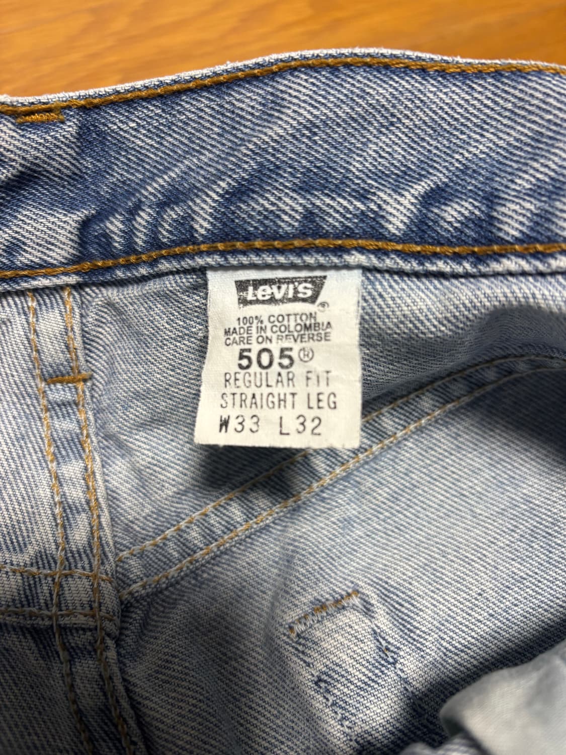 리바이스 빈티지 505 33 상품이미지3