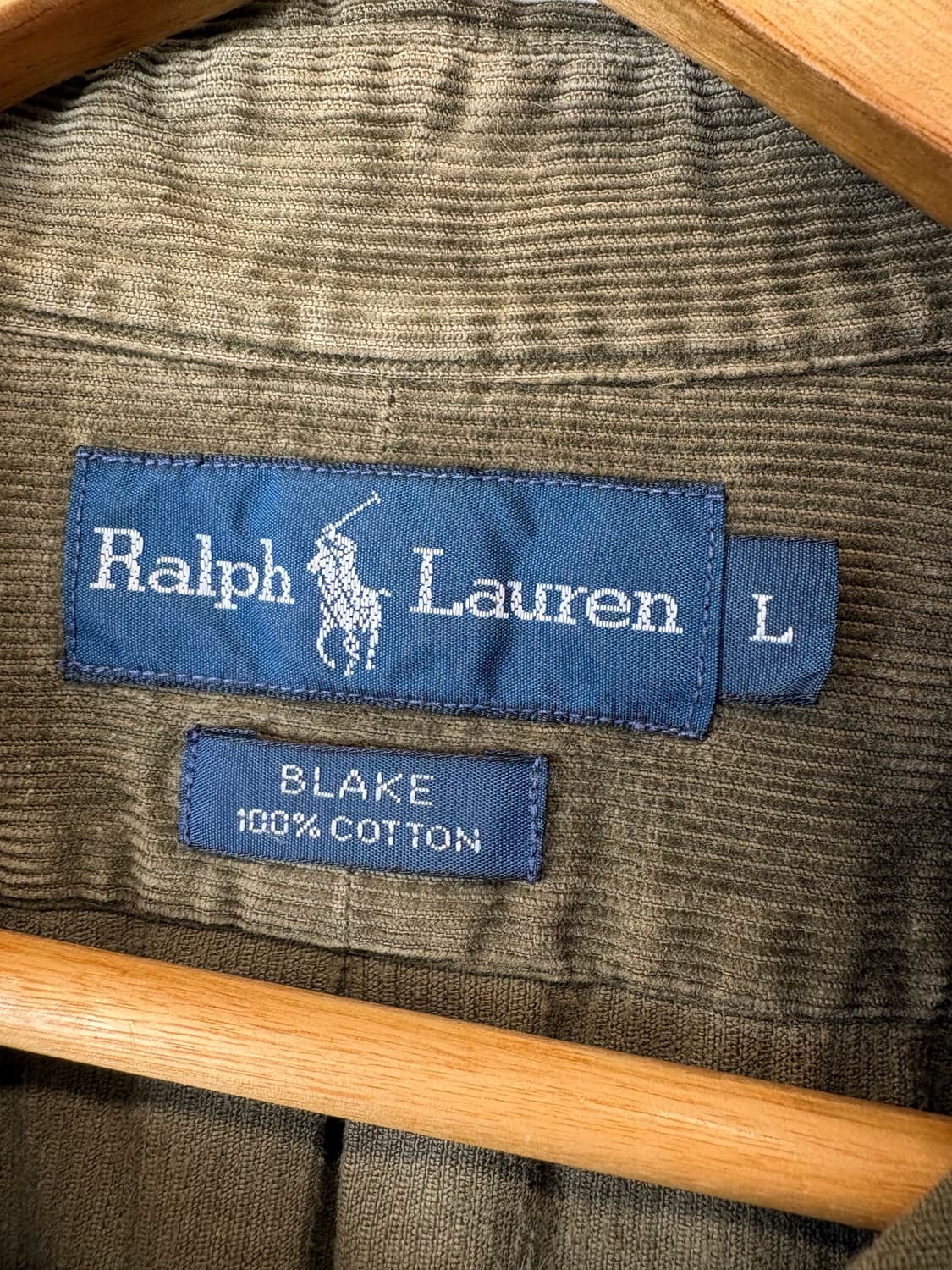 폴로랄프로렌 빈티지 코듀로이 브라운 셔츠 상품이미지6