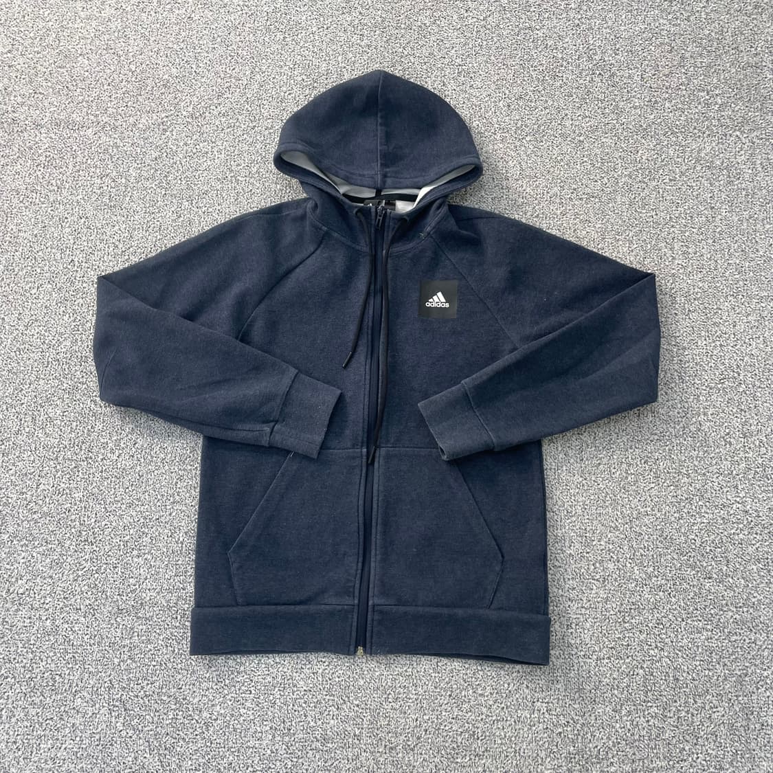 S 아디다스 삼각로고 후드집업 0304S1 상품이미지1