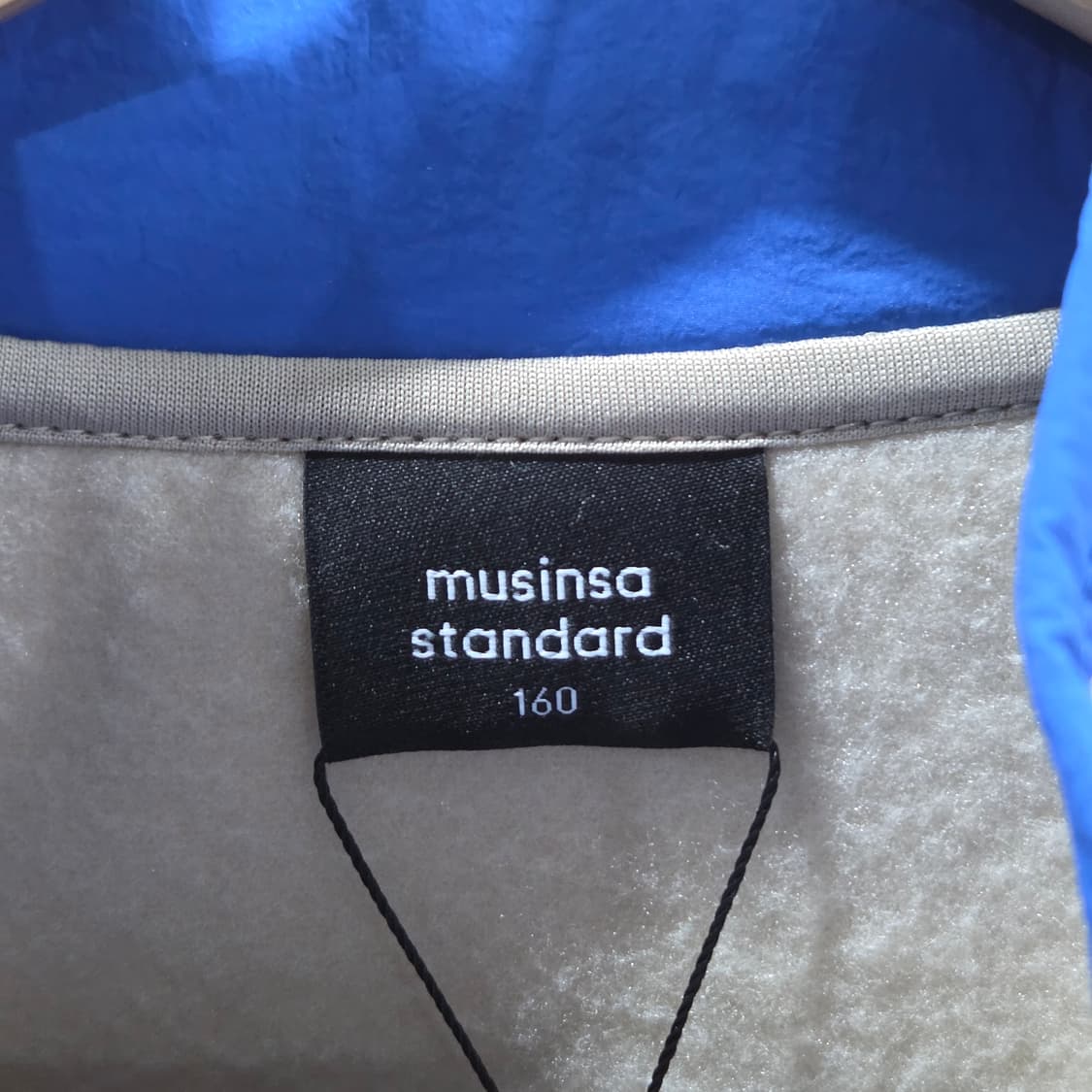 무신사스탠다드 키즈 플리스 아노락 160 상품이미지2