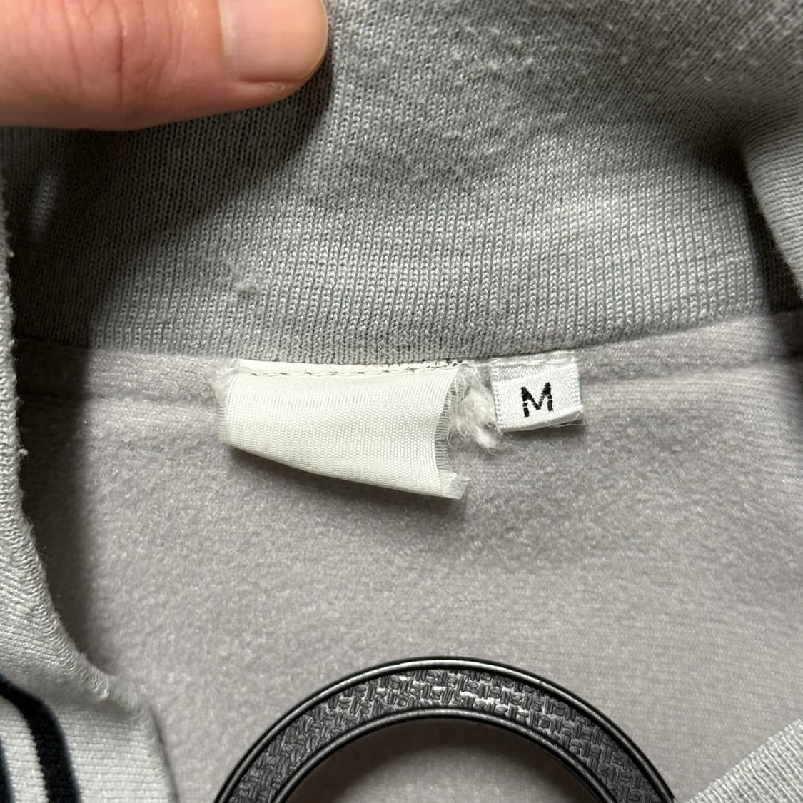 벅스 버니 Bugs Bunny 올드스쿨 빅 프린팅 사틴 실버 바시티 자켓 상품이미지6