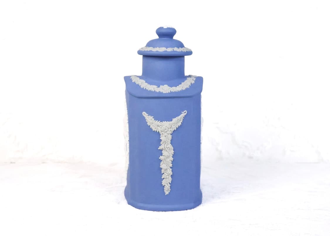 [영국앤틱] (레어) 웨지우드 제스퍼웨어 페일블루 한정 티캐디 상품이미지7