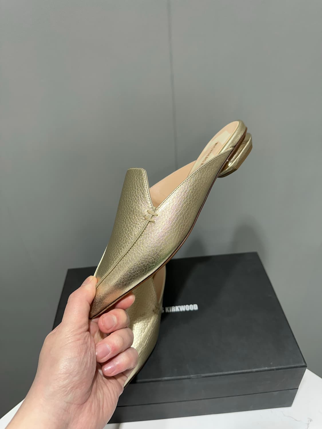 (정품/새상품) 니콜라스 커크우드 여성 플라티노 BEYA 뮬 상품이미지2