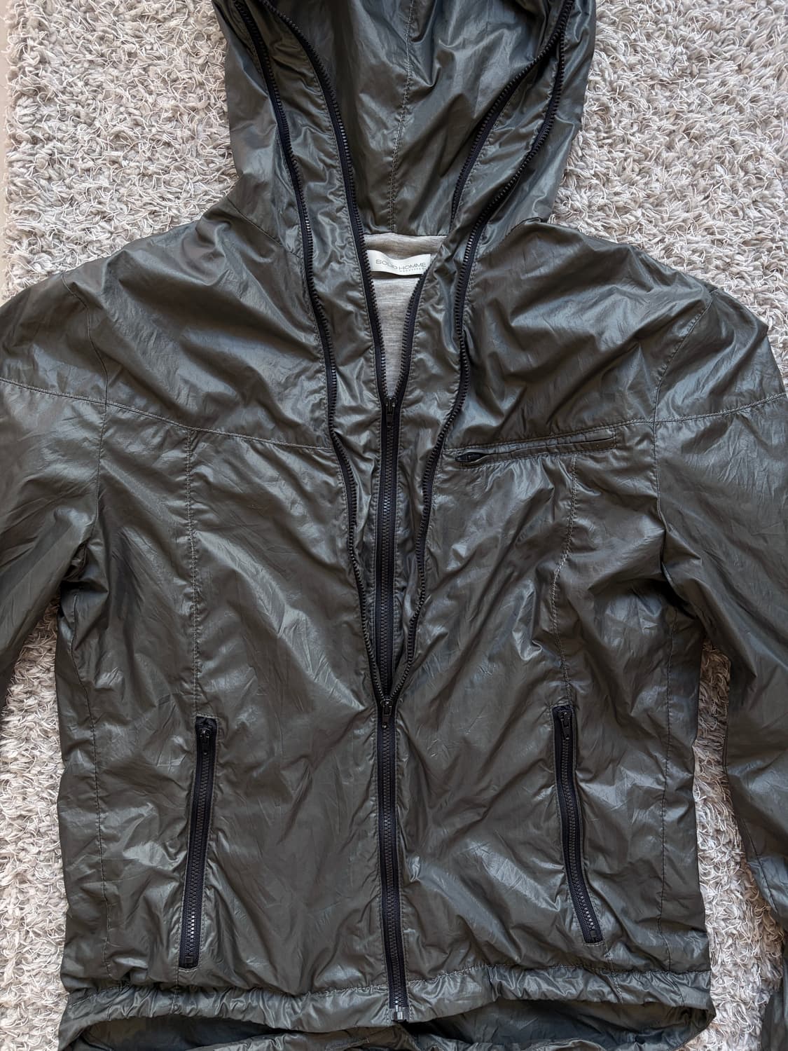 솔리드옴므 이중지퍼 바람막이 100 상품이미지2