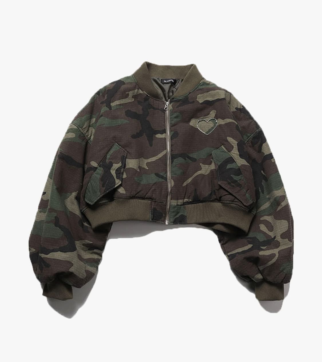 WHO’S WHO GALLERY - CAMO CROP MA-1 상품이미지1