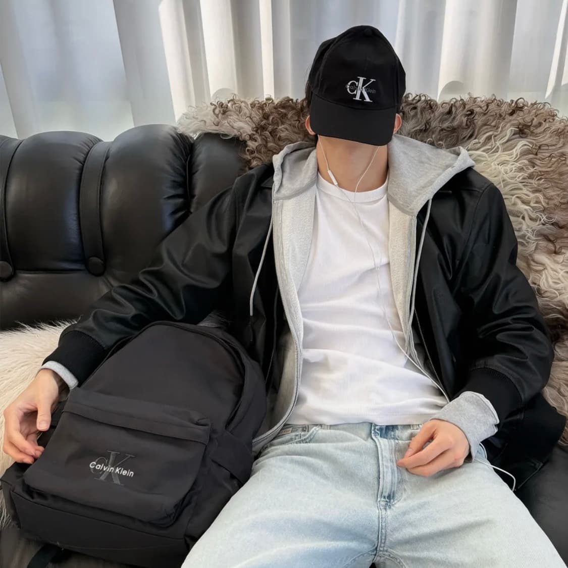 캘빈클라인 볼캡 블랙 상품이미지3