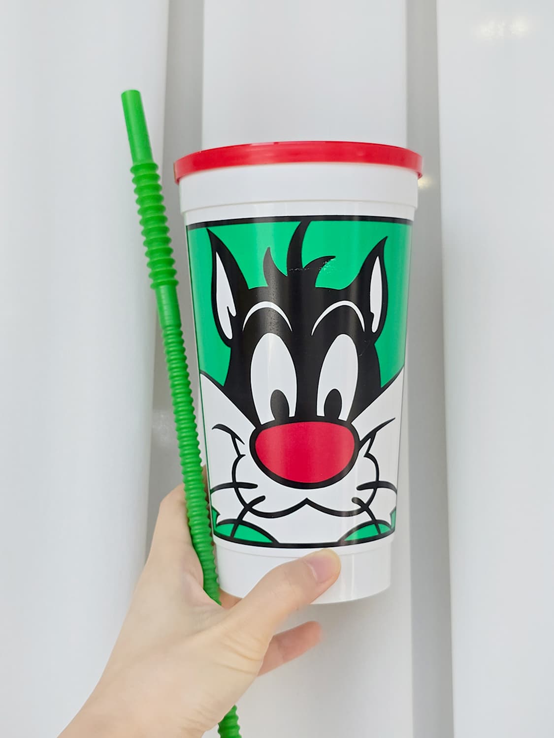 [Vintage] 1992 루니툰 실베스터 플라스틱 텀블러 상품이미지4