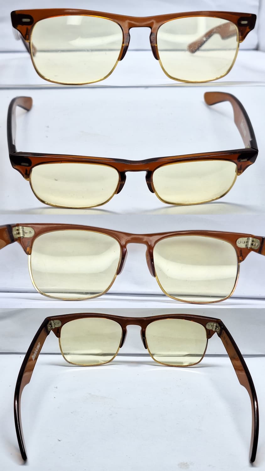 80s 이탈리아 빈티지/Reminiscence 572 콤비네이션 안경테  상품이미지4