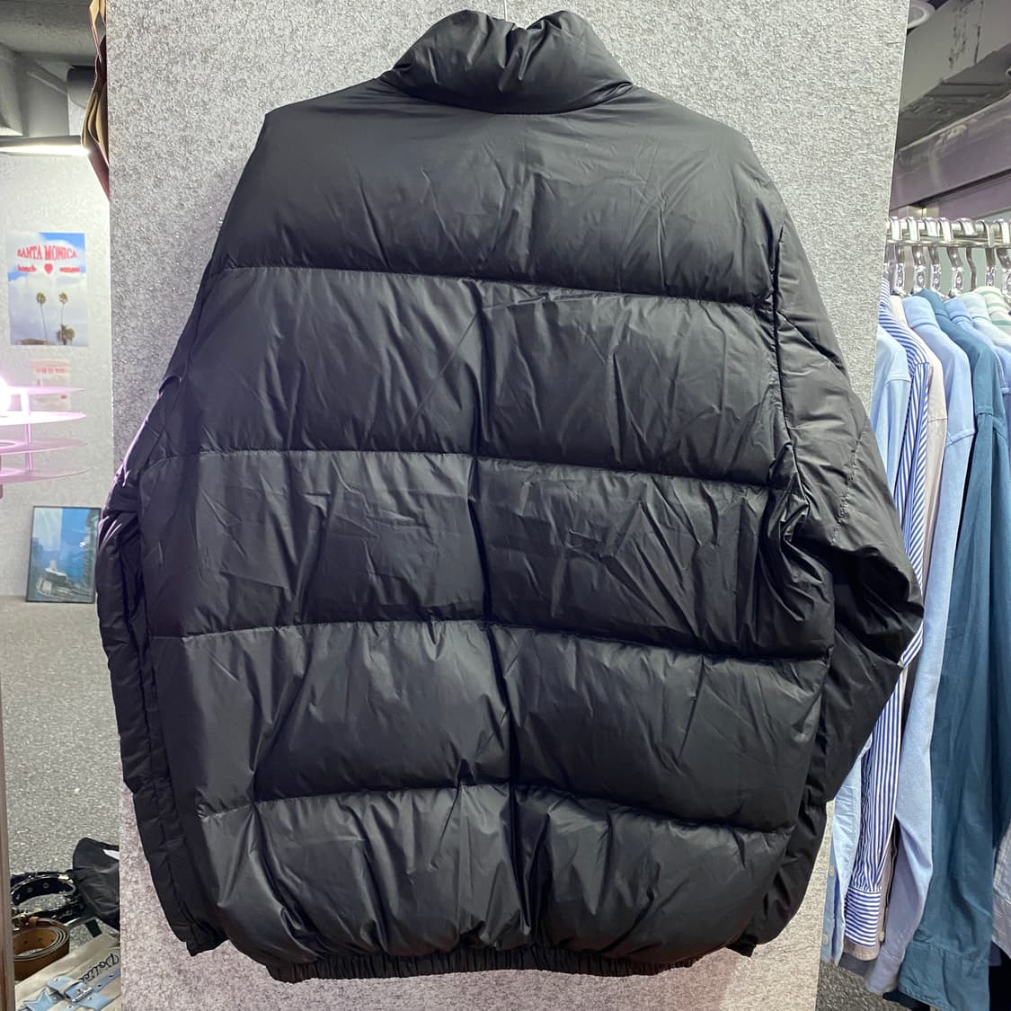 디스이즈네버댓 스몰로고 블랙 패딩 B3649 상품이미지5