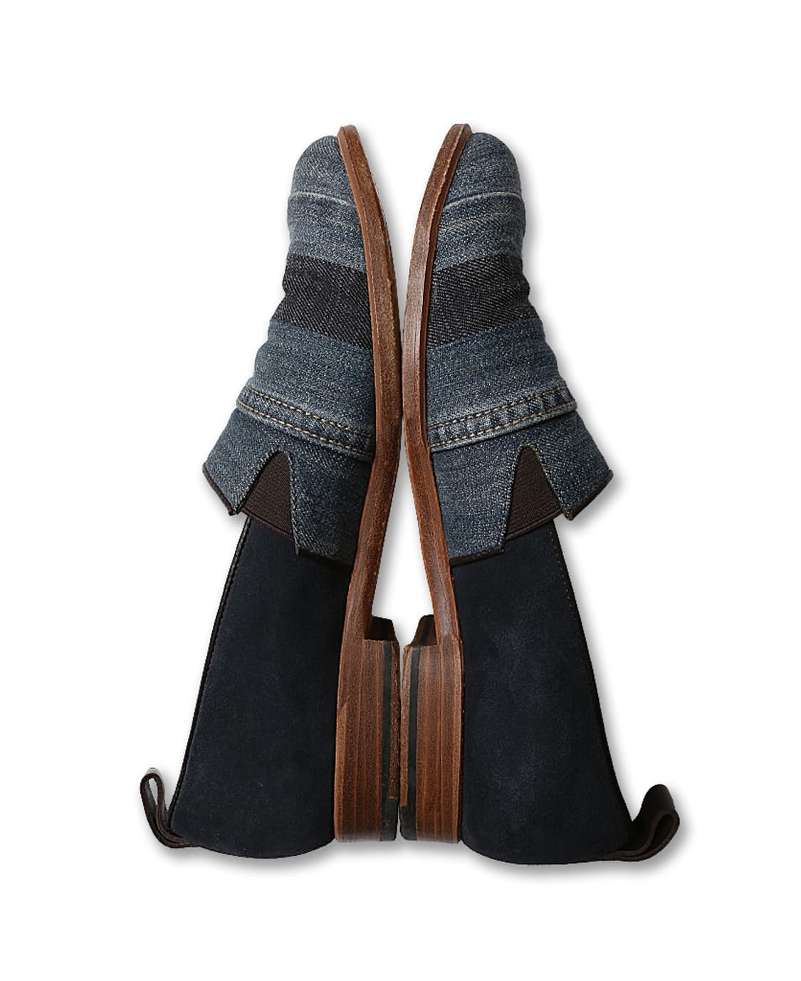 폴페따 [Polpetta] 패치워크 데님 유니크 빈티지 로퍼 상품이미지5