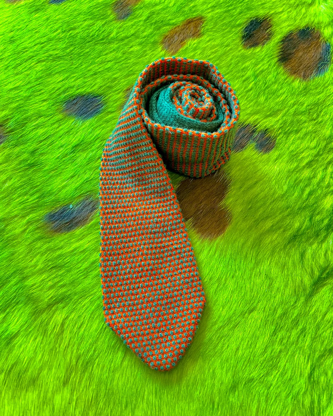 1980s Mila Schon Old Cashmere Knit Tie 상품이미지3