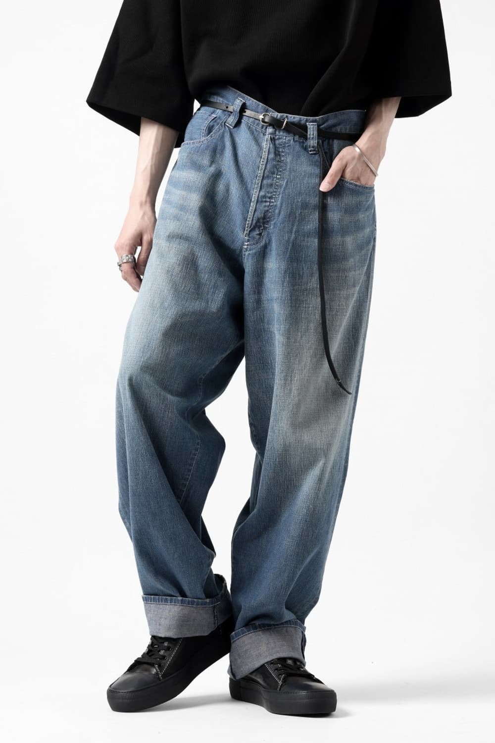 [L] Loom Osaka NO7 샴브레이 데님팬츠 상품이미지2