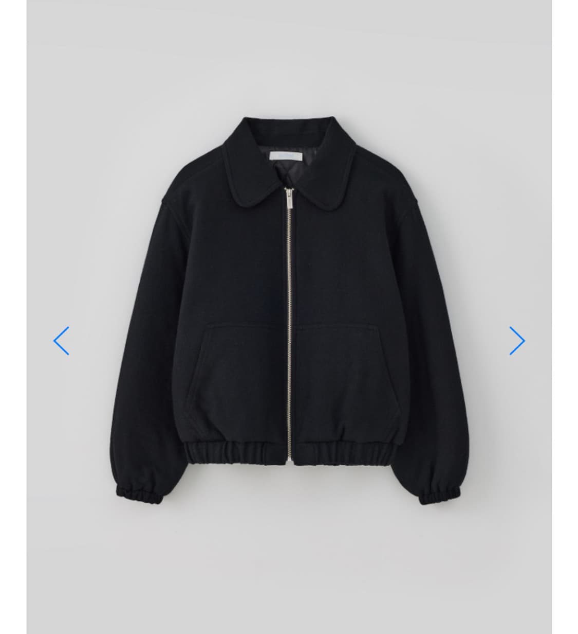 타낫 루프 울 점퍼 블랙 상품이미지4