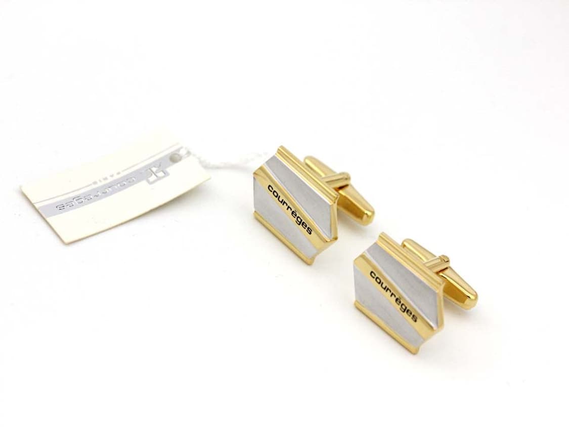 쿠레쥬 미사용 S등급 남자 명품 커프스 빈티지 상품이미지3