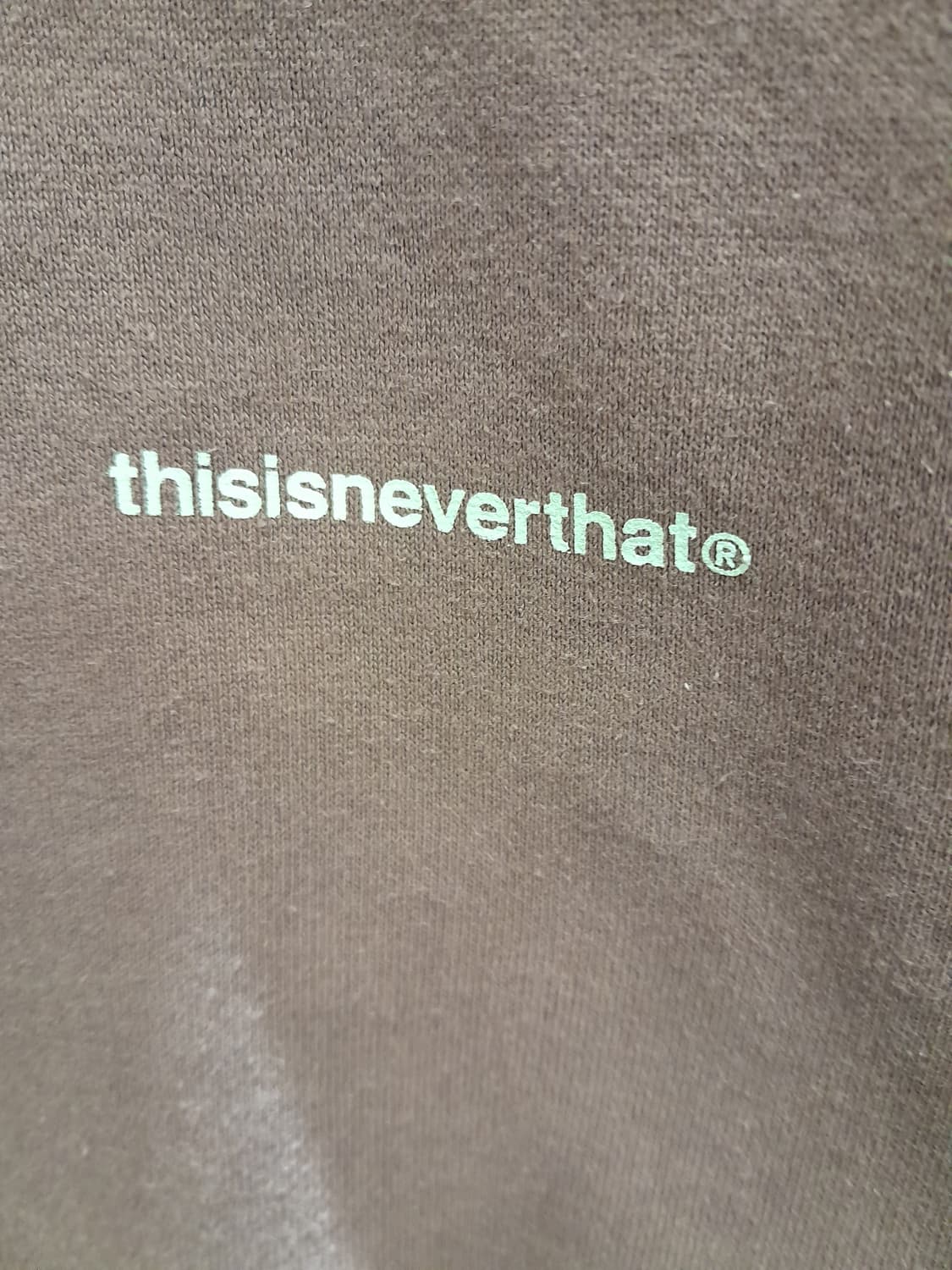 💥디스이즈네버댓 기모후드 브라운 (S)      상품이미지4