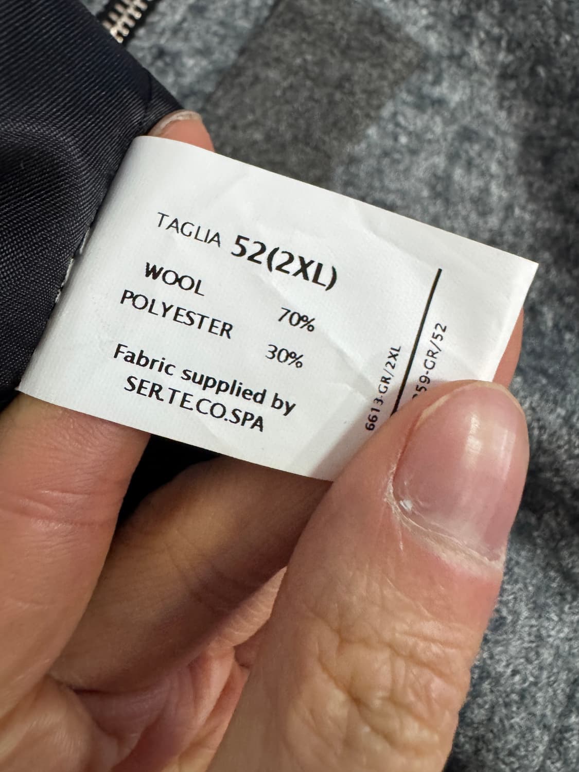 정품 빠니깔레 보카시 암패치 봄버 블루종 자켓 M 상품이미지4