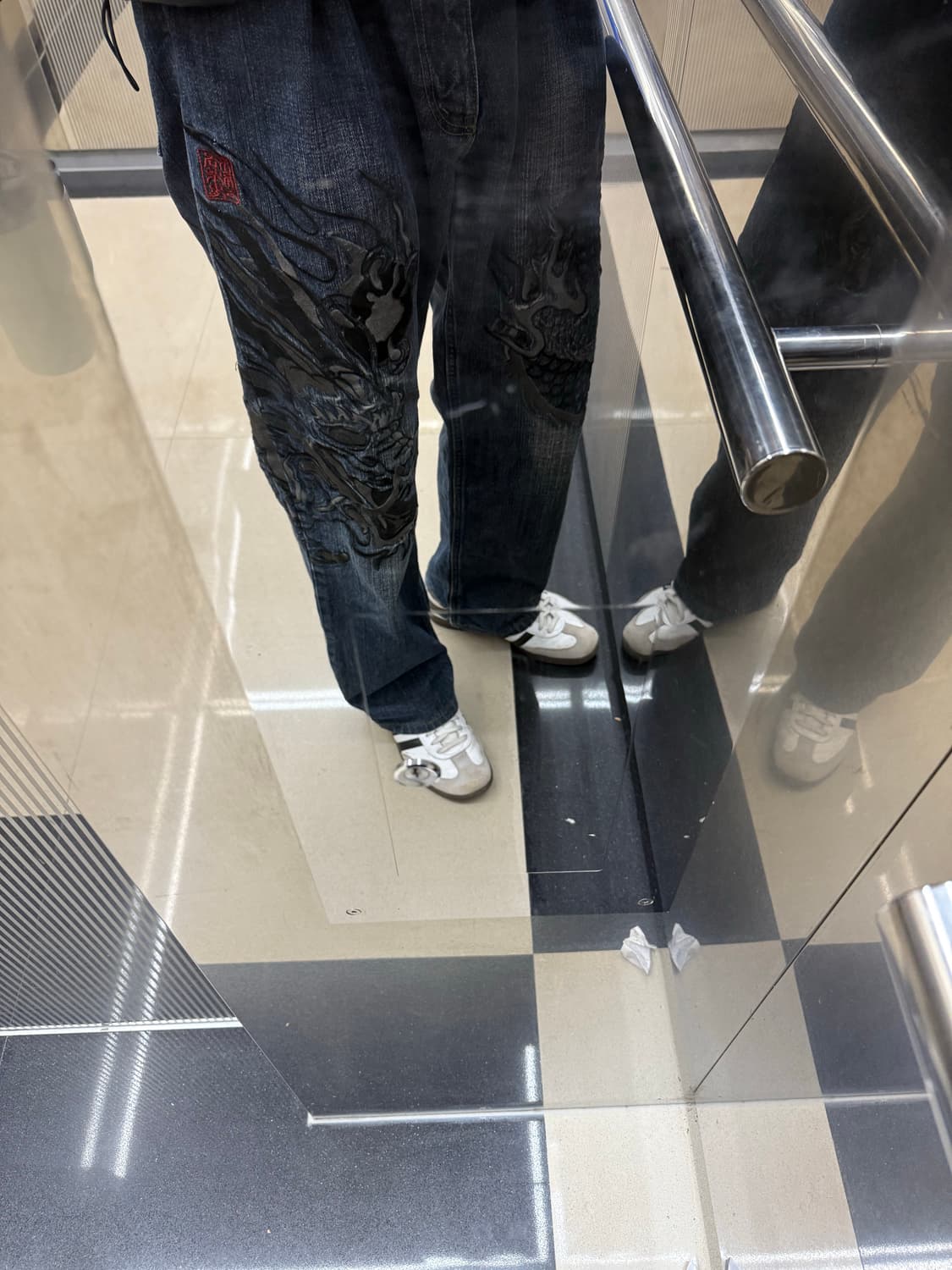 카라쿠리 타마시 바지 상품이미지1