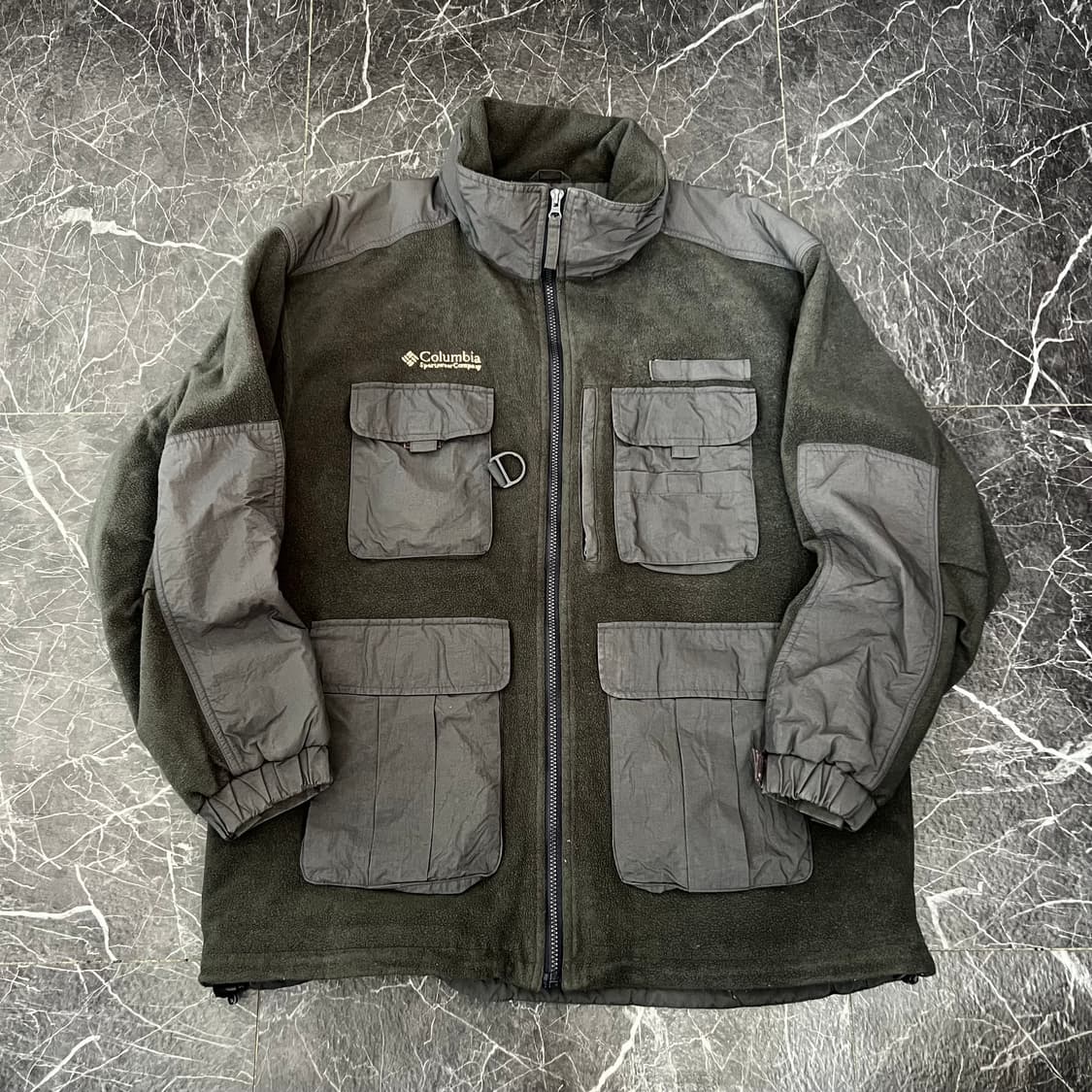 콜롬비아 멀티포켓 유틸 플리스 집업 자켓 상품이미지2