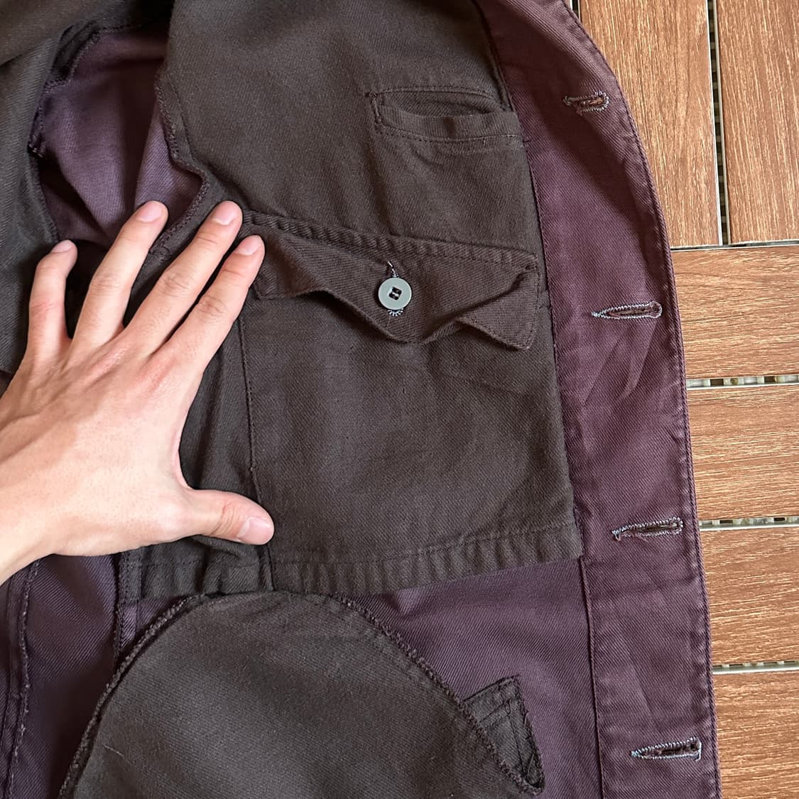 70’s Swedish army M-59 field jacket 상품이미지8