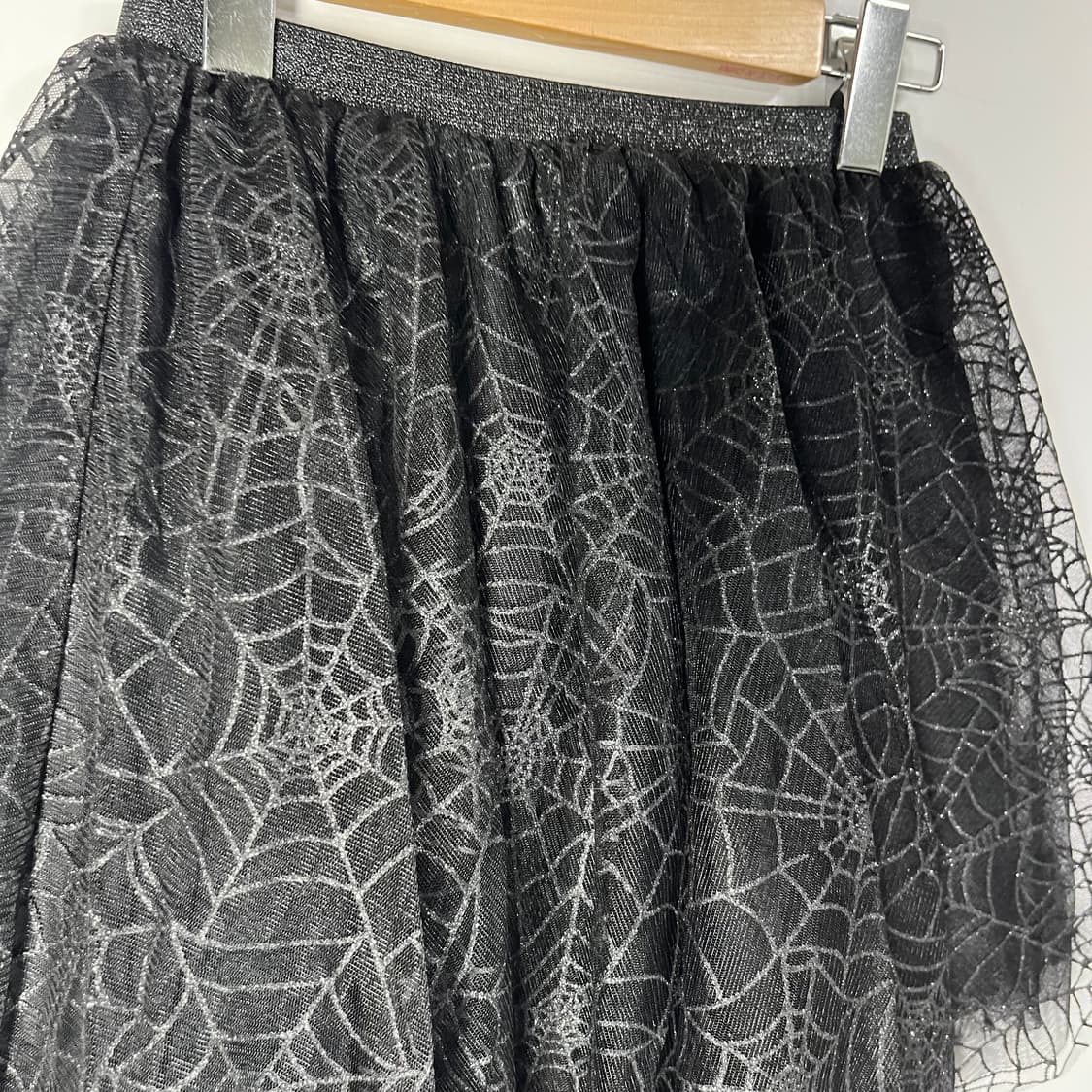 [H&M] 에이치앤엠 고딕 펑크 시스루 튤 미니스커트 상품이미지2