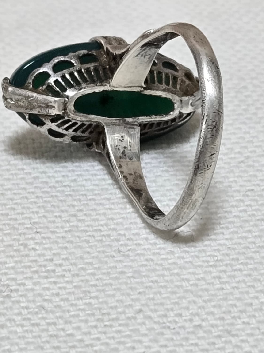 빈티지 실버 그린 오벌 스톤 링
vintage silver 11호 상품이미지7