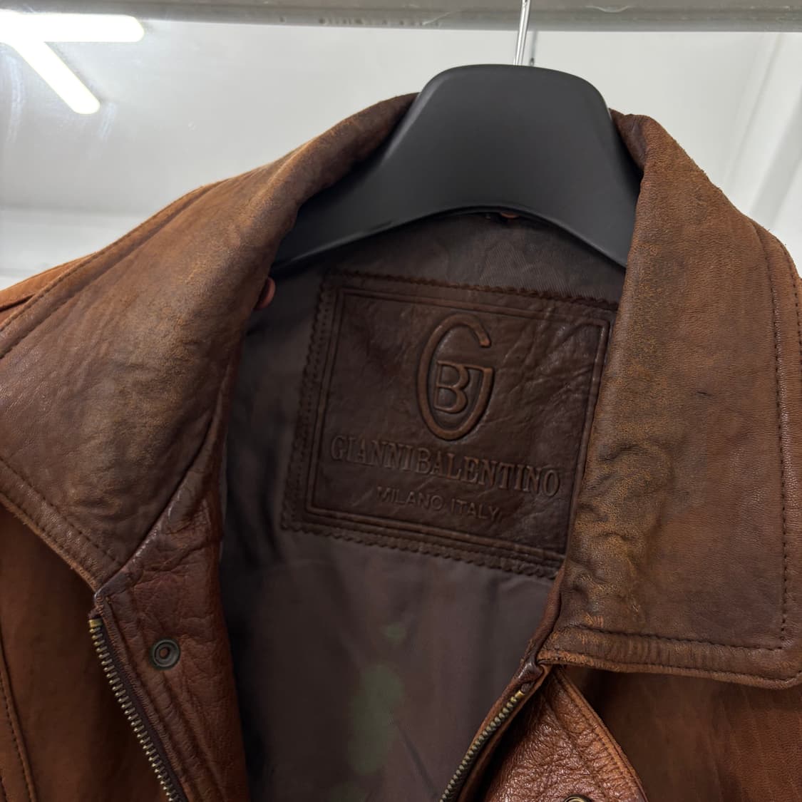 GianniBalentino 양가죽 봄버 자켓 상품이미지8