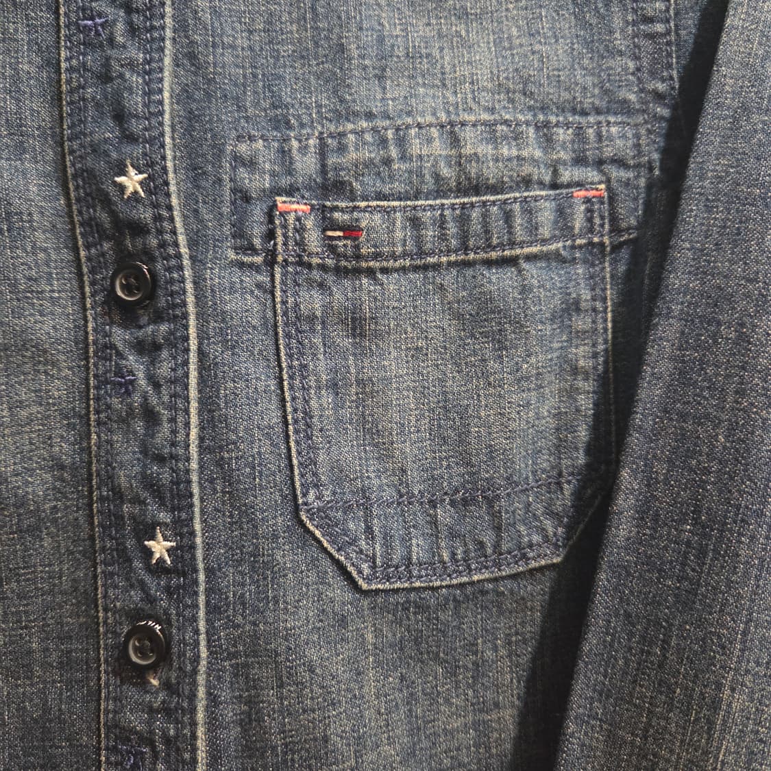타미힐피거 데님 빈티지 셔츠 상품이미지5