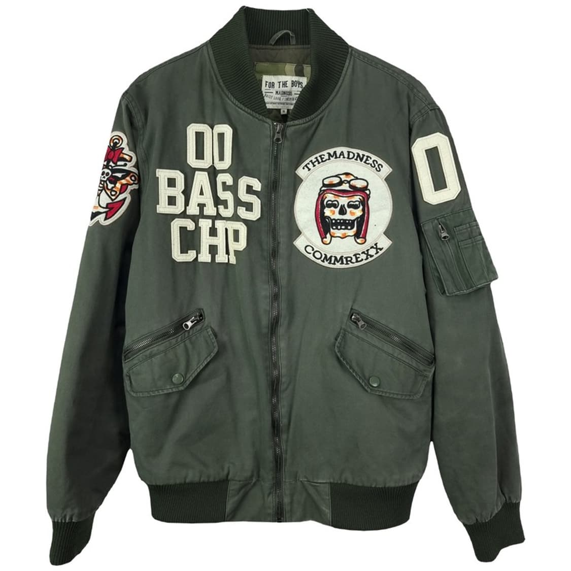 [더 매드니스] 빈티지 패치 MA-1 항공점퍼 봄버 자켓 M18808 상품이미지2