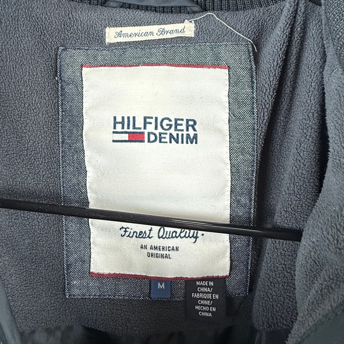 M) 타미힐피거데님 우먼스 퀼팅 패딩 자켓 차콜 상품이미지3