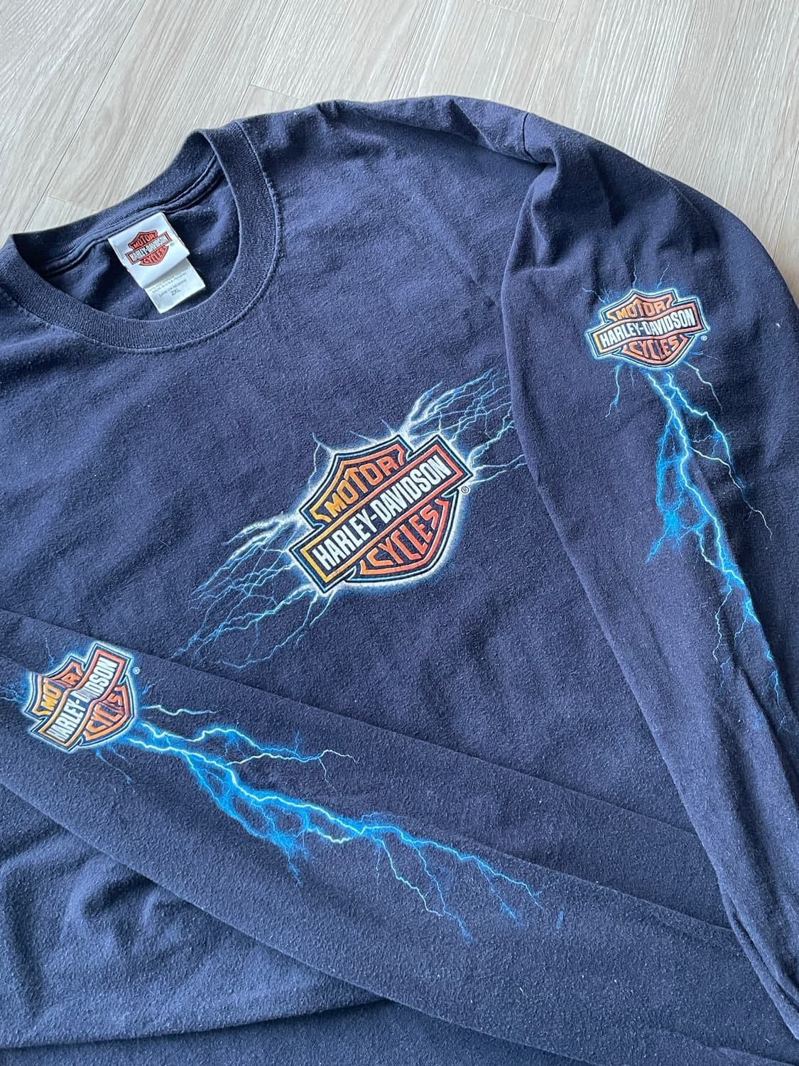 harley davidson long sleeve 할리 라이트닝 롱슬리브 상품이미지1