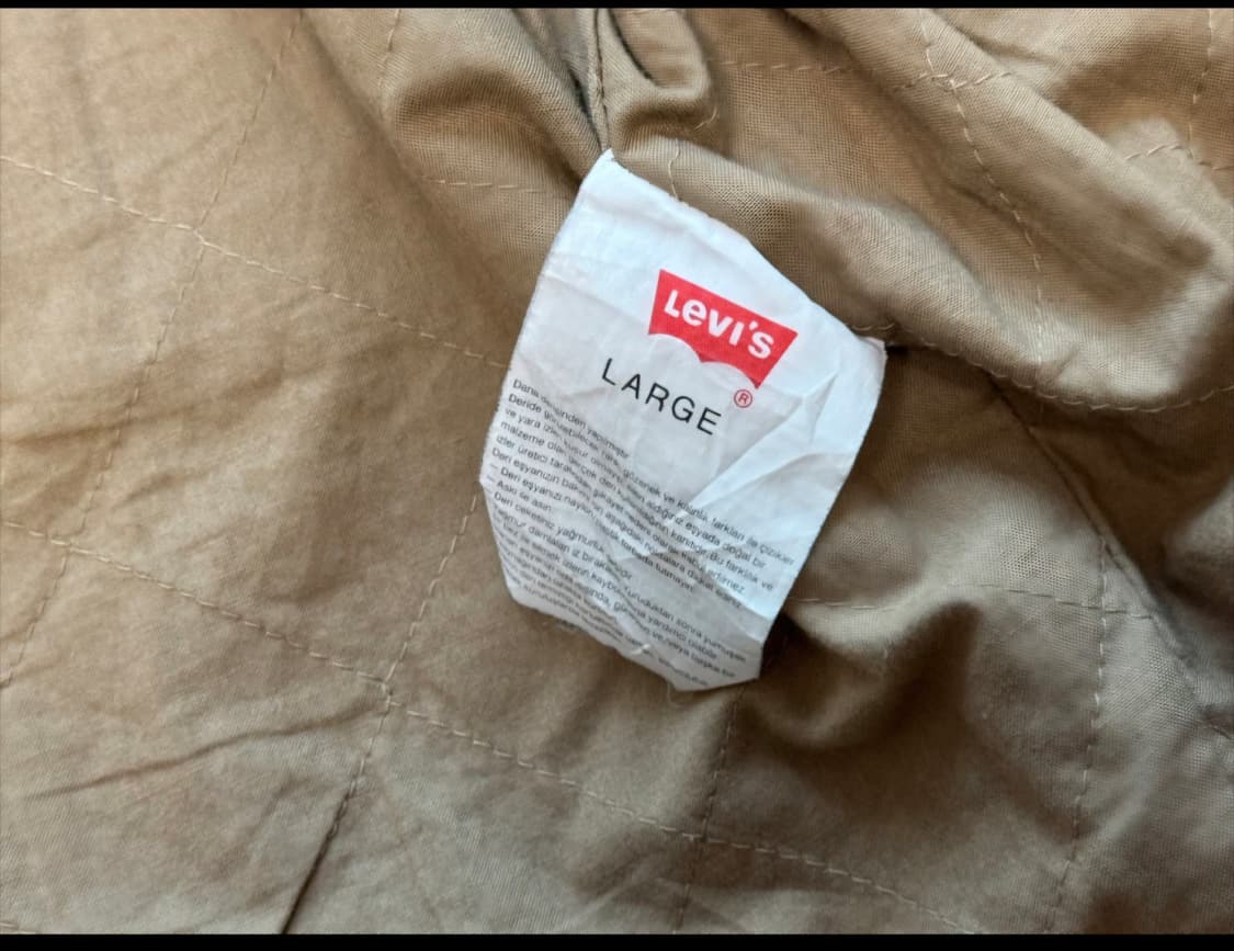 리바이스 TYPE 3 블랙 레더자켓 상품이미지7