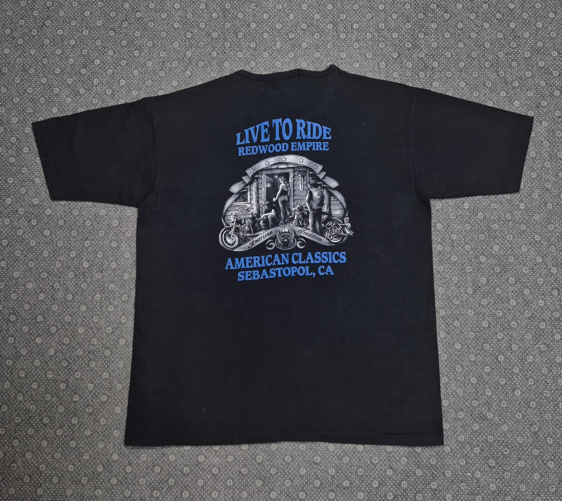 [XL]90s US made 할리데이비슨 레드우드-A12 상품이미지3