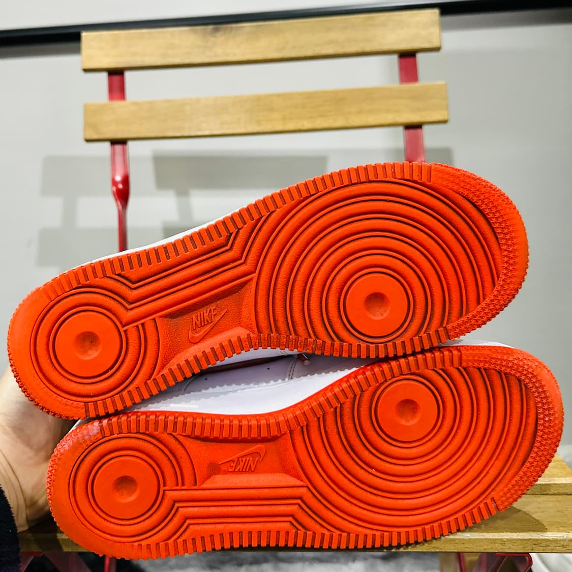 250) 나이키 운동화 남녀 공용 신발 에어 포스 1 로우 피칸테 레드 상품이미지6