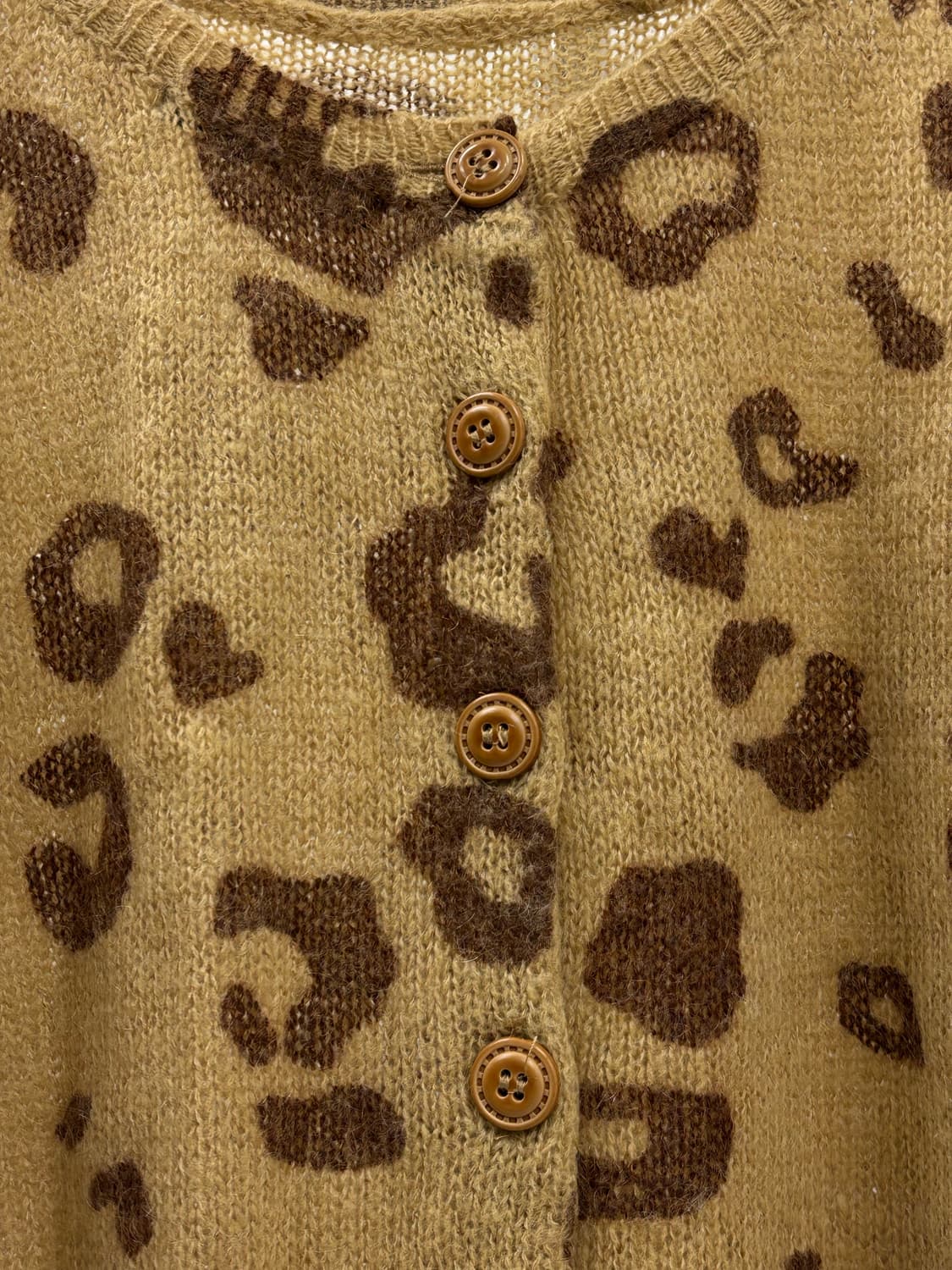 빈티지 레오파드 울 니트 상품이미지5