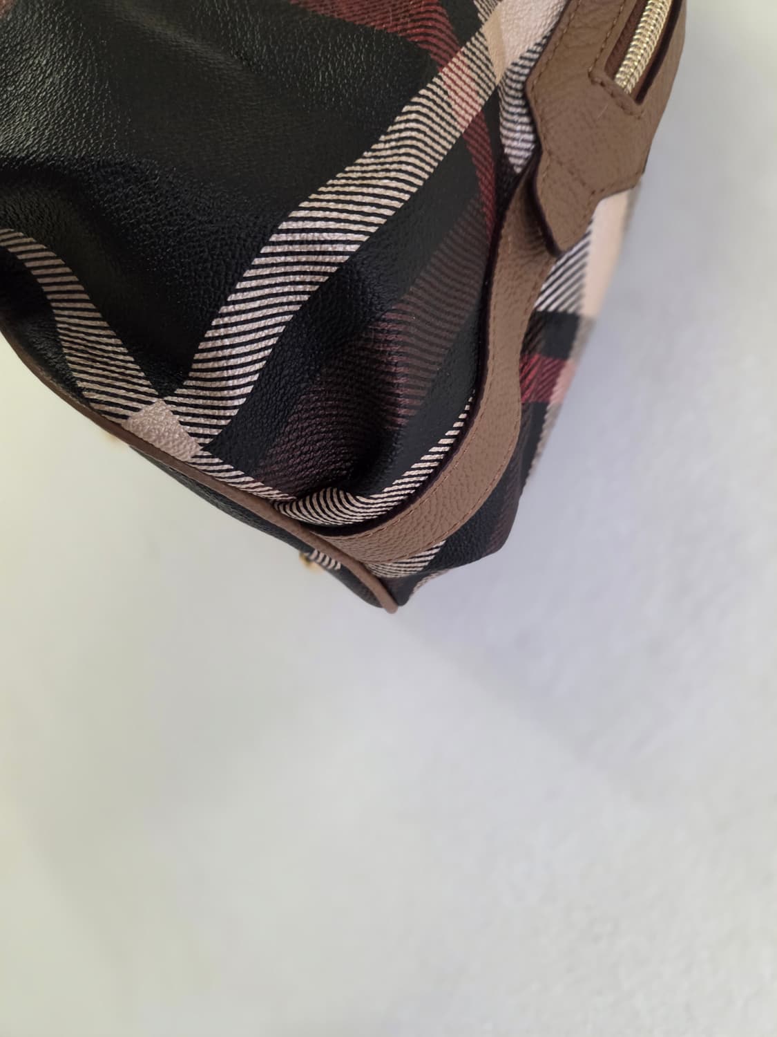 닥스 체크무늬 토트백 상품이미지3