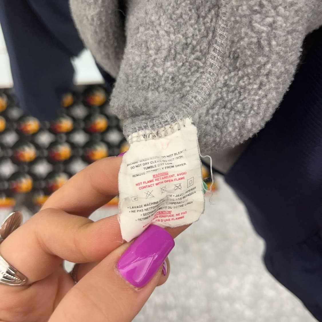 파타고니아 테크웨어 쉘드 신칠라 바람막이 양털 자켓 L C07215 상품이미지6