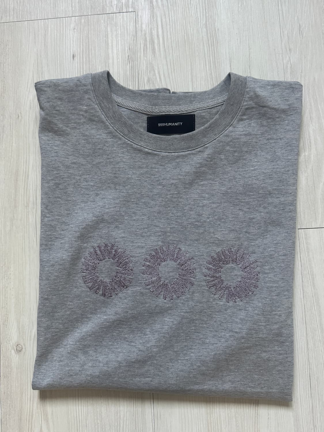 999휴머니티 EVD LOGO 반팔티(MELANGE GREY) 3(L) 상품이미지7
