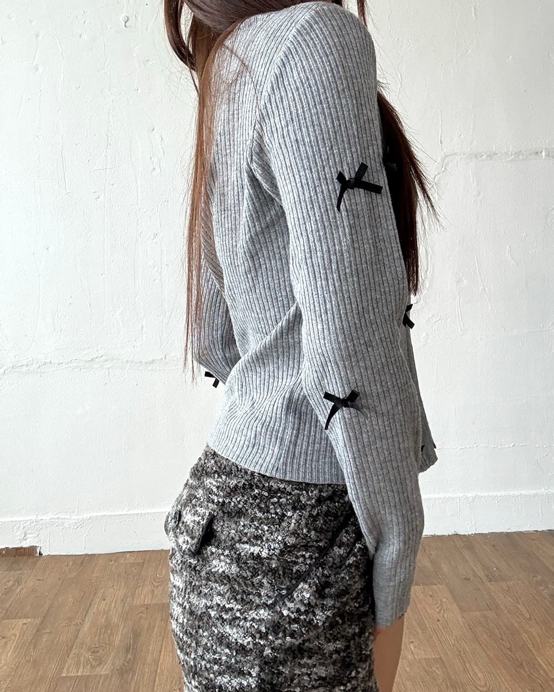 Gray fur mini pants 상품이미지5