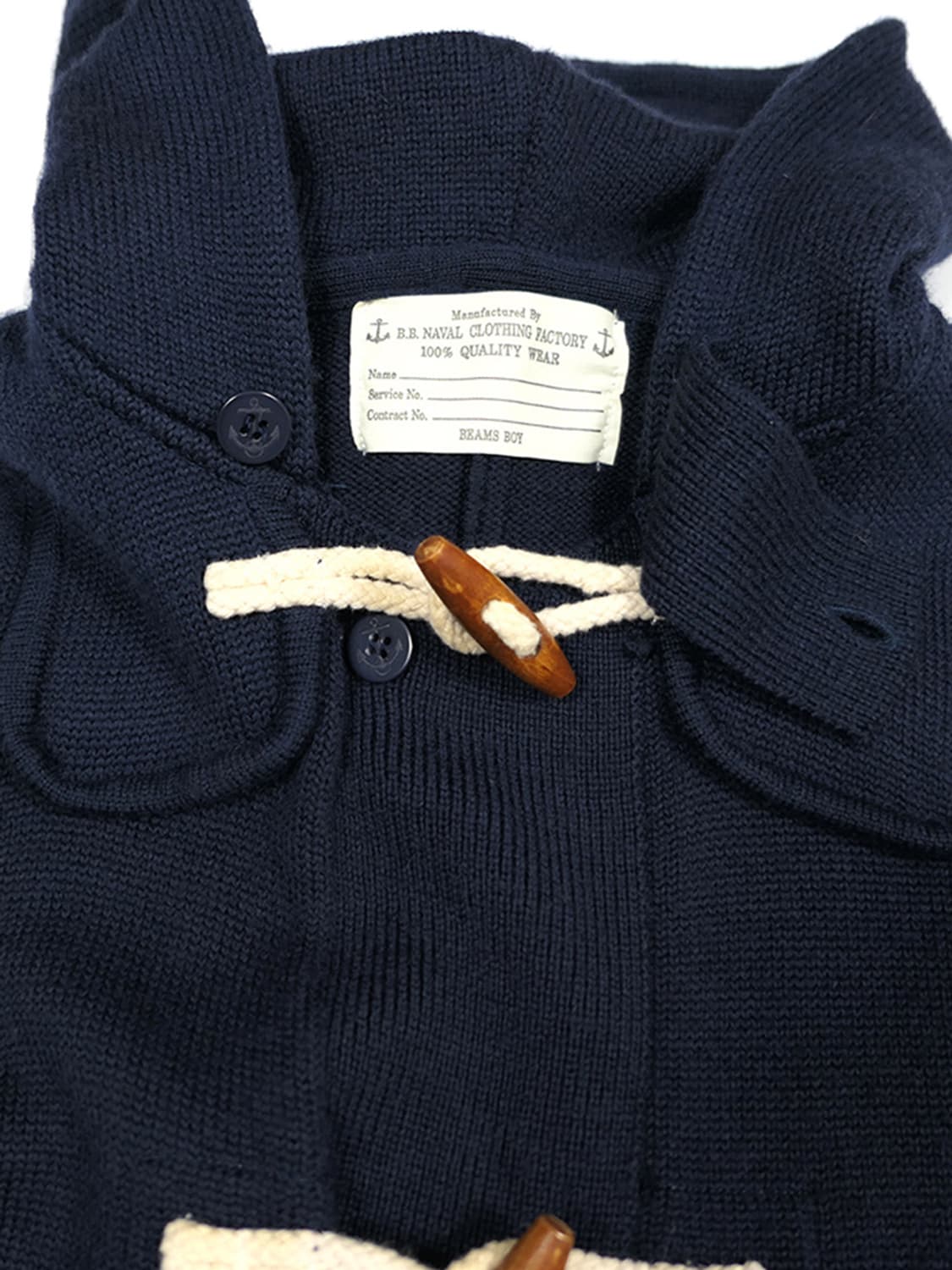 Beamsboy duffle knit vest 상품이미지2