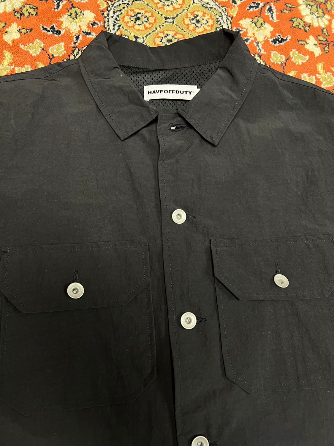 [L] 헤브오브듀티 나일론 자켓 블랙 상품이미지3