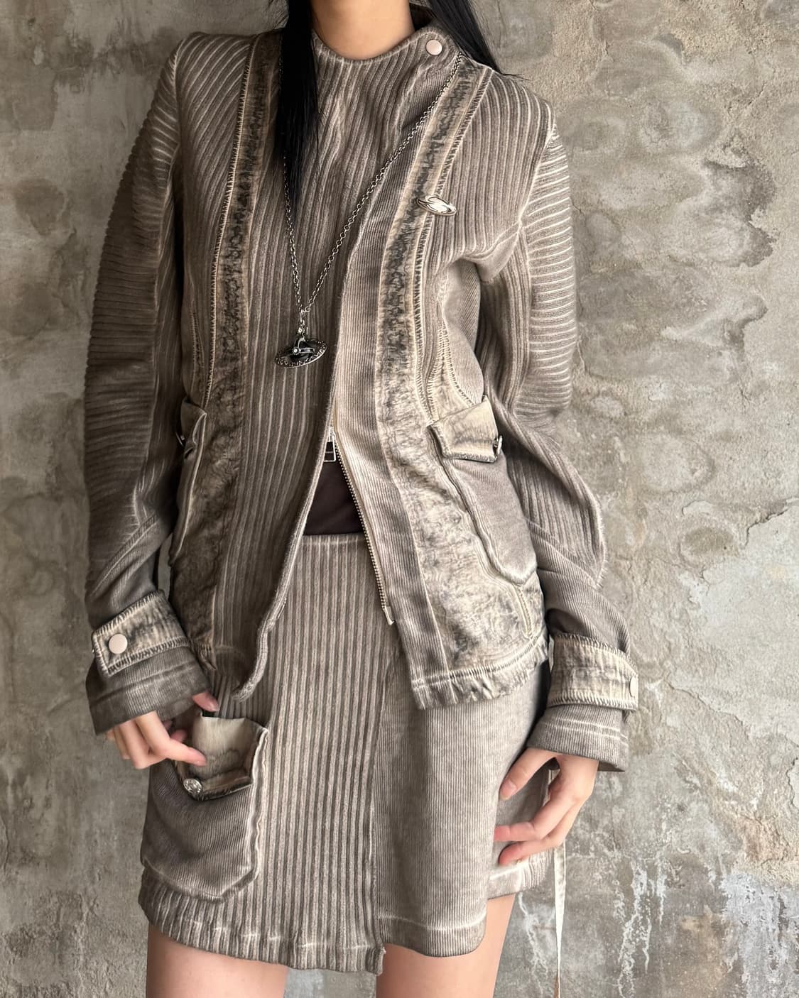 Grailz 워싱디테일 셋업 자켓 상품이미지2