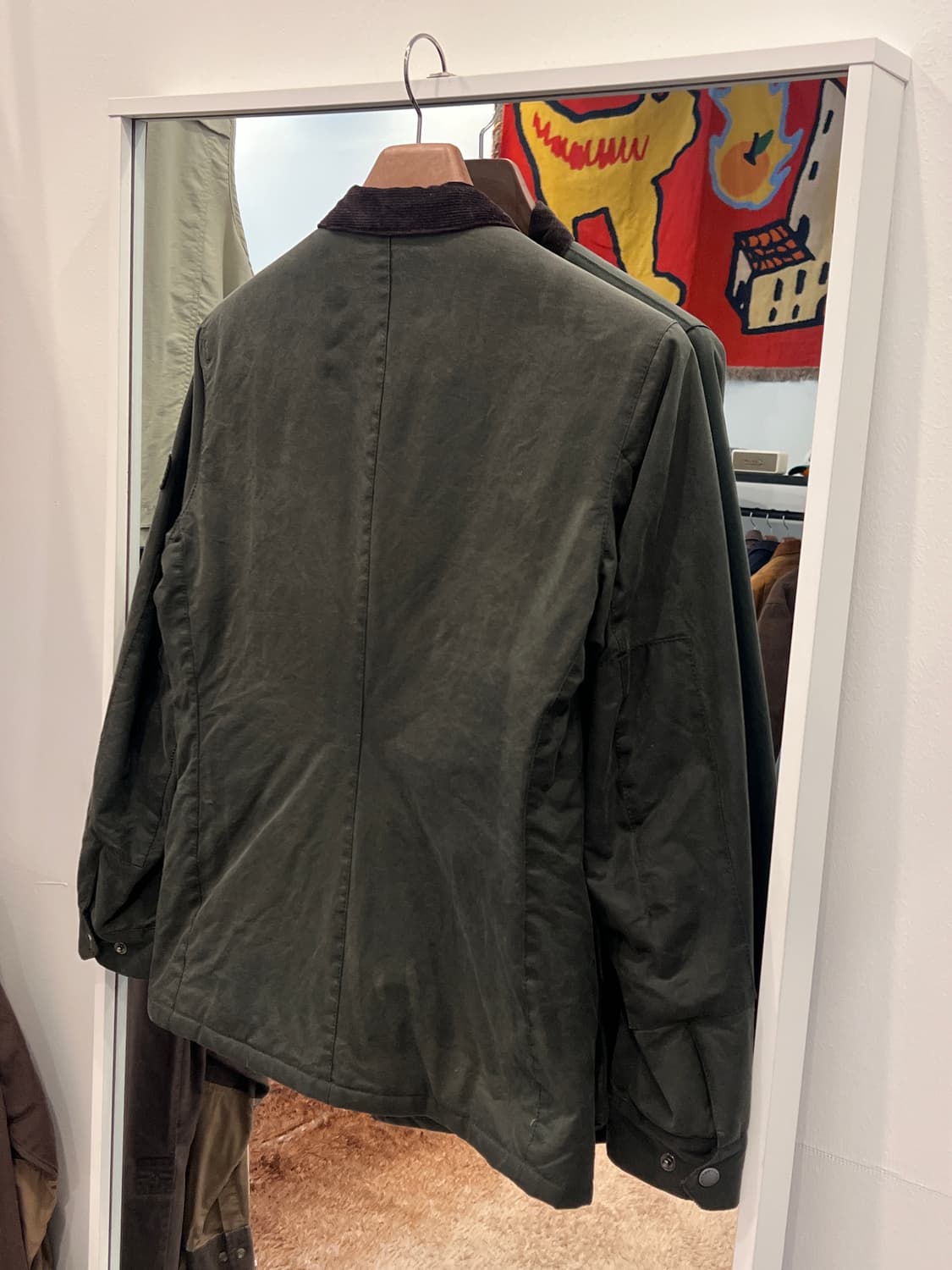 Barbour 바버 인터네셔널 듀크 왁스 자켓 상품이미지5