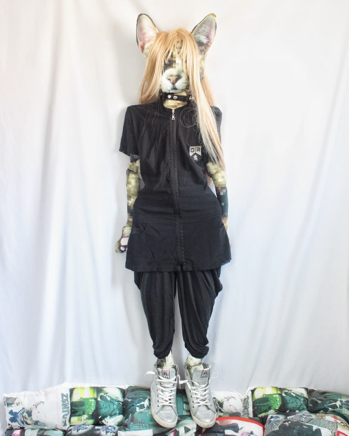 Midnight cocoon drape carpri pants 상품이미지4