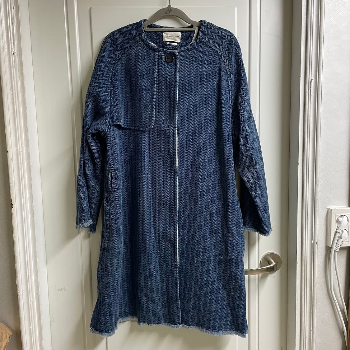 이자벨마랑 에뚜왈 데님 헤링본 롱자켓 상품이미지2