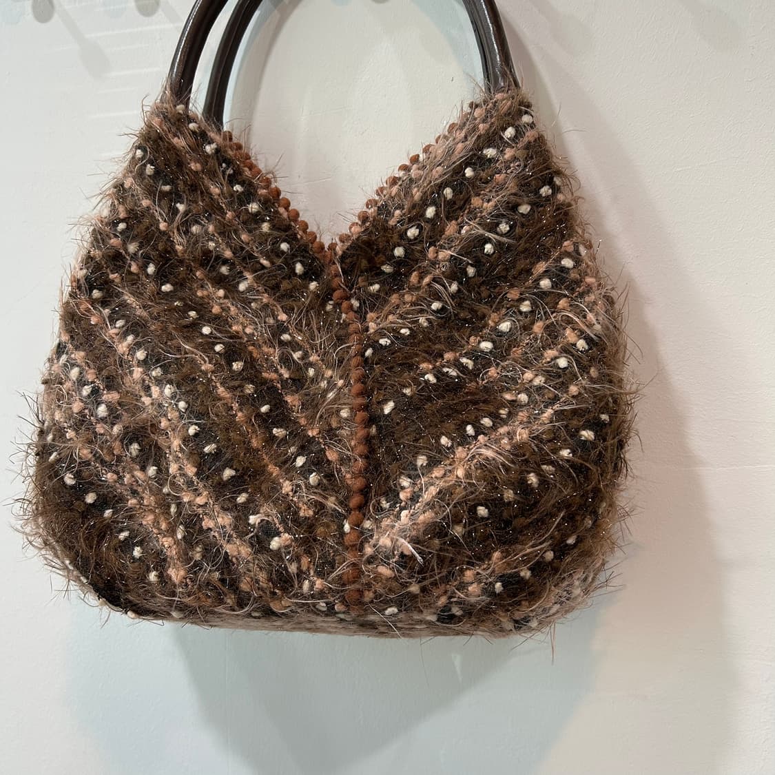 빈티지 브라운 히피 숄더백 상품이미지2